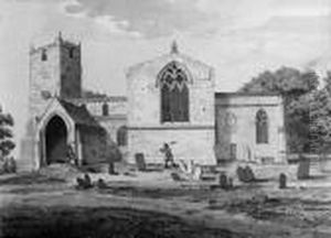 South-east View Of St Lawrence Church, Whitwell, Derbyshire