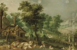 An Allegory Of Summer With Three Signs Of The Zodiac