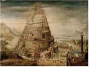 The Tower Of Babel by Abel Grimmer