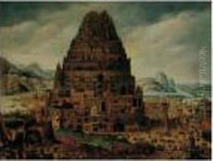 The Tower Of Babel by Abel Grimmer