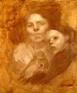 Mother and child 3 by Eugene Carriere