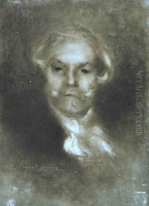 Portrait of Edmond de Goncourt (1822-96) by Eugene Carriere