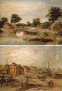 Summer; Winter by Jacob Grimmer