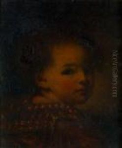 Portrait De Jeune Enfant by Jean-Alexis Grimou