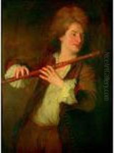 The Flute Player by Jean-Alexis Grimou
