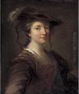 Portrait Of A Lady, Said To Be Louise Julie De Nesle, Comtesse De Mailly Portrait Of A Lady, Said To Be Louise Julie De Nesle, Comtesse De Mailly