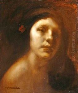 Portrait of a Young Lady by Eugene Carriere