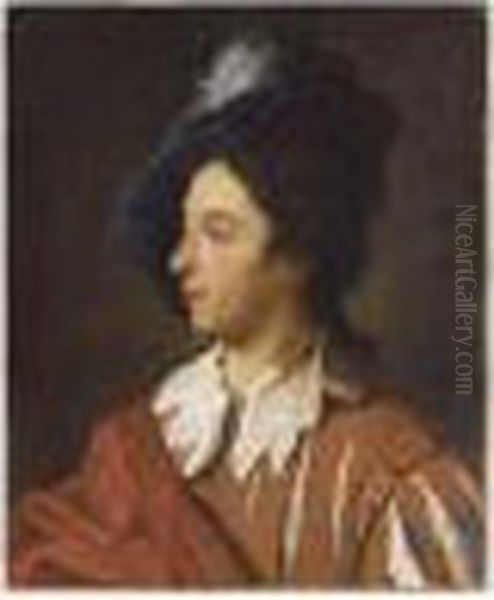 Portrait D'homme Au Chapeau A Plume - view 1