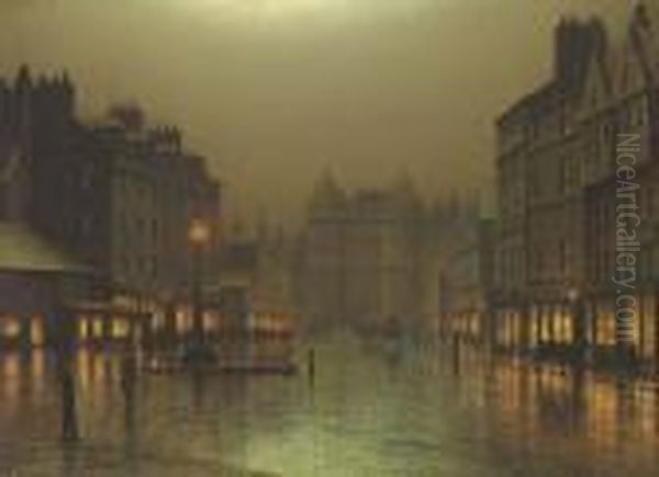 The Royal Mile, Edinburgh: The Approach To Holyrood Palace - view 1