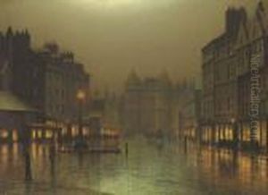 The Royal Mile, Edinburgh: The Approach To Holyrood Palace