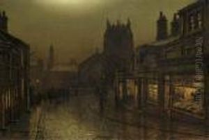 View Of Bradford by Louis H. Grimshaw