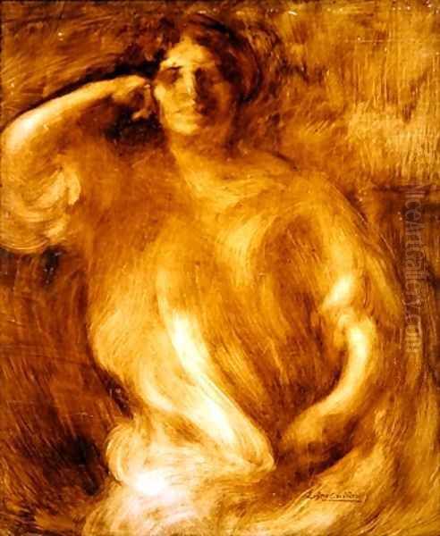 Portrait of the Artists Mother Madame Carriere - view 1