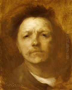 Self portrait ca. 1893 by Eugene Carriere