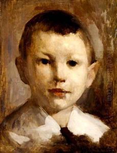 Study for the Portrait of Marcel Lacarriere by Eugene Carriere
