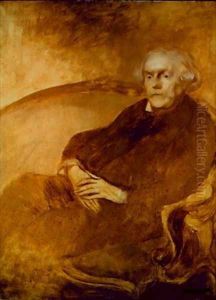 Portrait of Edmond de Goncourt by Eugene Carriere