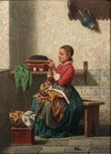 The Seamstress by Charles Joseph Grips