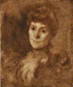 Portrait of a Woman by Eugene Carriere