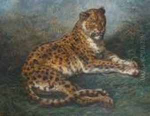 Leopard by Ernest Henry Griset