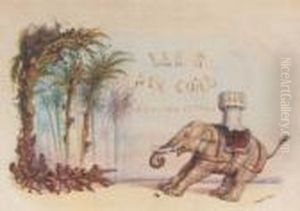 Design For A Poster For Lee's Six Cord Sewing Cotton by Ernest Henry Griset