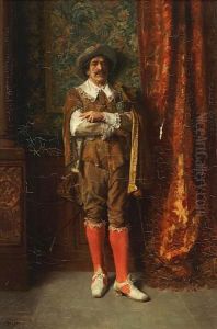 Cavalier, The Time Of Louis Xiii by Francois Adolphe Grison