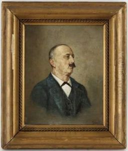 Portrait D'homme by Francois Adolphe Grison