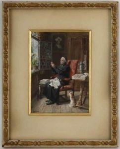 Les Loisirs De Monsieur Le Cure by Francois Adolphe Grison