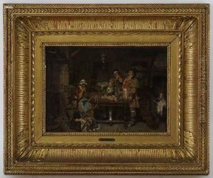 La Paye Interrompue by Francois Adolphe Grison