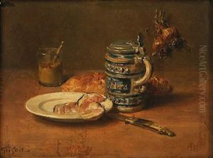 Nature Morte A Lachanne by Francois Adolphe Grison