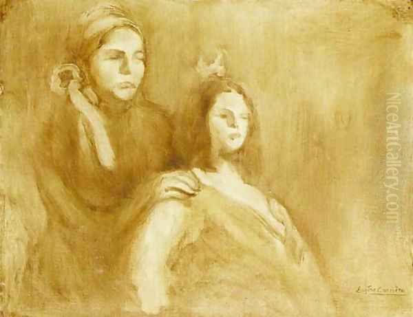 Femme et fillette - view 1