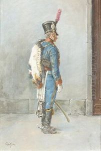"billet De Logement". by Francois Adolphe Grison