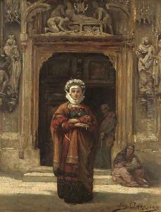 Leaving Church by Eugene Carriere