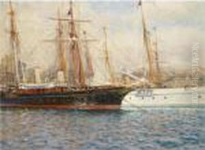 The Harbour by Nikolai Nikolaevich Gritsenko