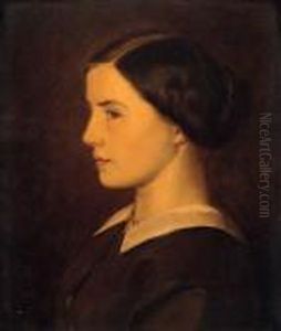 Portrait De Madame Bordas by Pierre Grivolas