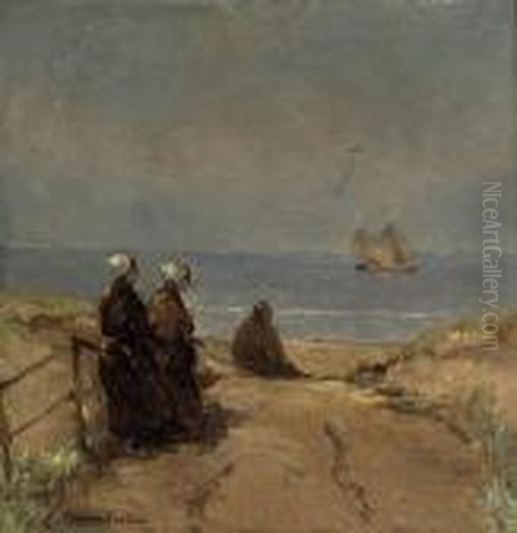 Figures In The Dunes - view 1