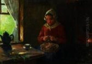 Hollandisches Madchen In Der Kuche