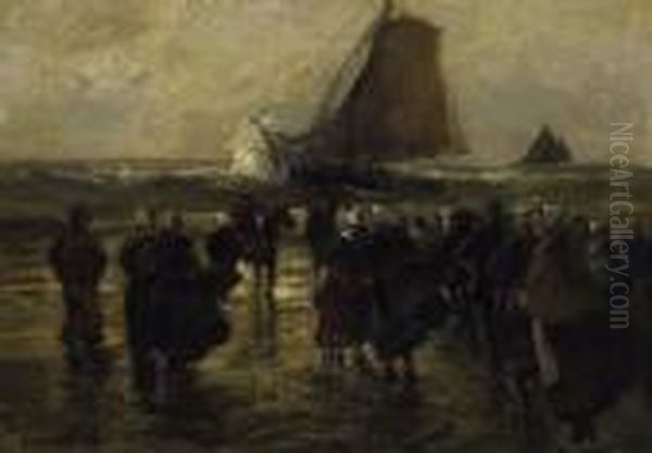 Sailer Returning. Signed Lower Left: German Grobe - view 1
