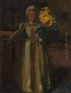 Studie Einer Stehenden
Frau by Hermann Groeber