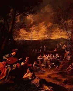 Pastoral Idyll, Dance of the Nymphs c.1725 by Donato Creti
