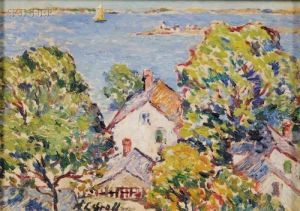 A View Of Provincetown, Massachusetts, From Miller Hill by Albert Lorey Groll