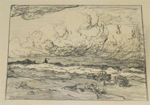 Cumulus Clouds Over Canyon by Albert Lorey Groll