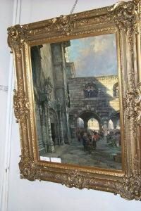 Marktplatz Und Dom Zu Como. Signiert, Bezeichnet Und Datiert Th. Groll Df. 1902