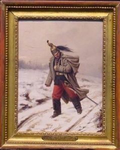 Wounded Soldier by Paul Louis Narcisse Grolleron