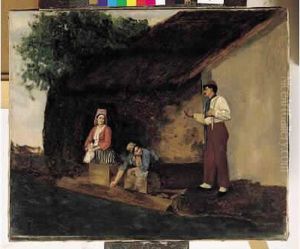 Le Lavoir by Paul Louis Narcisse Grolleron