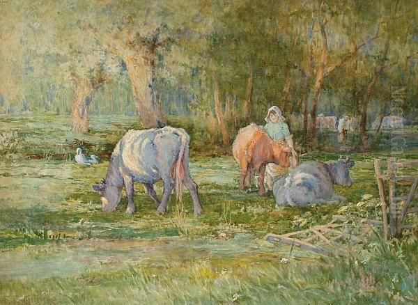 Cattle In A Field - view 1