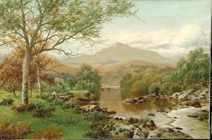 On The River Llugury, North Wales