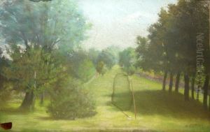 Alee Intr-un Parc by Nicolae Gropeano