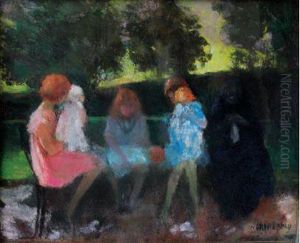 Trois Fillettes Et Leur Nurse