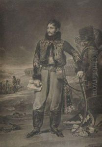 Le General Lasalle A Stettin. by Antoine-Jean Gros