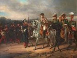 Napoleon And His Generals by Antoine-Jean Gros