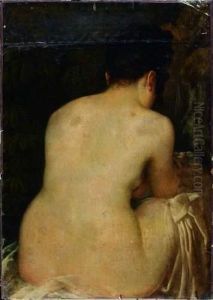 Jeune Baigneuse Nue by Antoine-Jean Gros